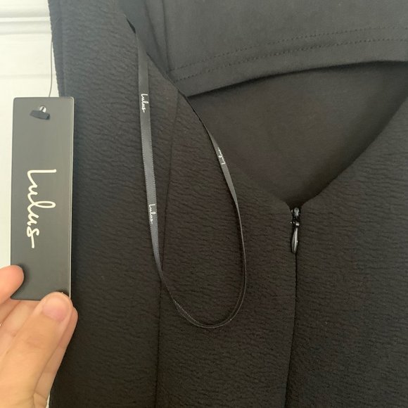 Black Backless Bodycon Mini Dress - Picture 5 of 6